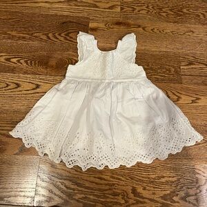 Baby Gap 18-24 mo white dress